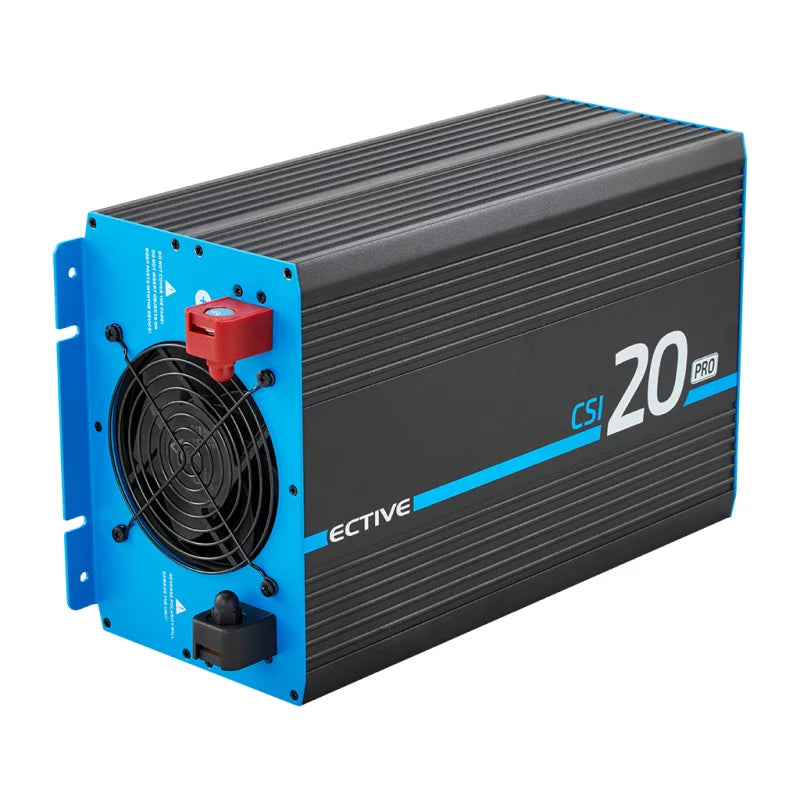 ECTIVE CSI 20 PRO 2000W/12V Gen. 2 Sinus-Wechselrichter mit Netzvorrangschaltung und Ladegerät