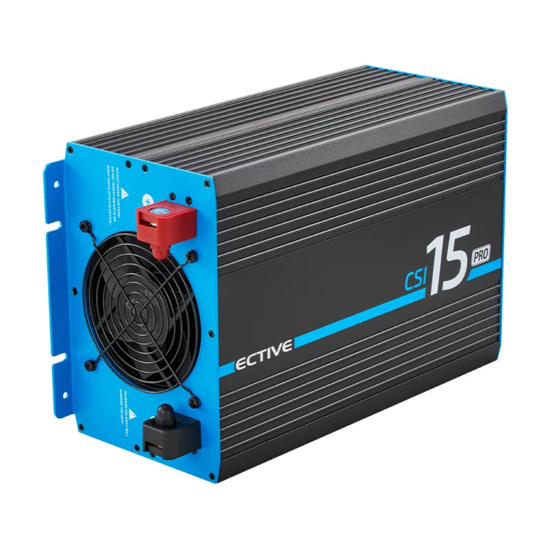 ECTIVE CSI 15 PRO 1500W/12V Gen. 2 Sinus-Wechselrichter mit Netzvorrangschaltung und Ladegerät
