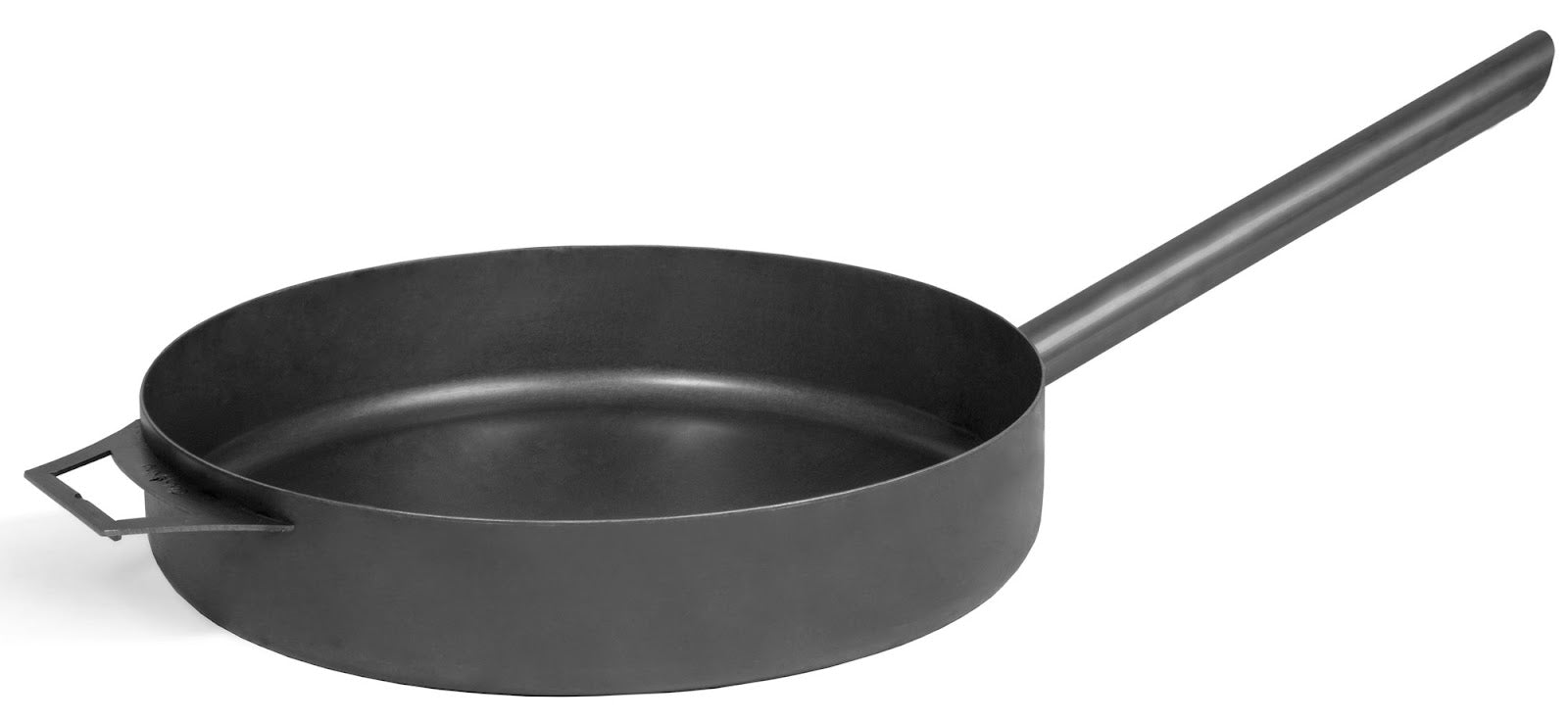 Cookking Pfanne aus natürlichem Stahl 50 cm mit einem langen Griff
