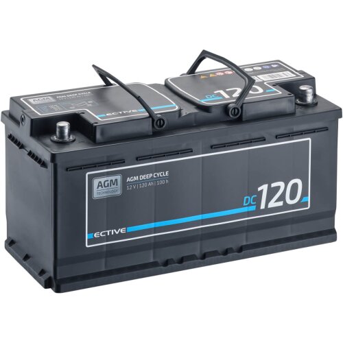 ECTIVE DC 120 AGM Deep Cycle 120Ah Versorgungsbatterie