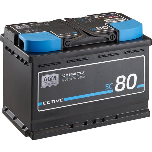ECTIVE Semi Cycle SC120 AGM Versorgungsbatterie 120Ah