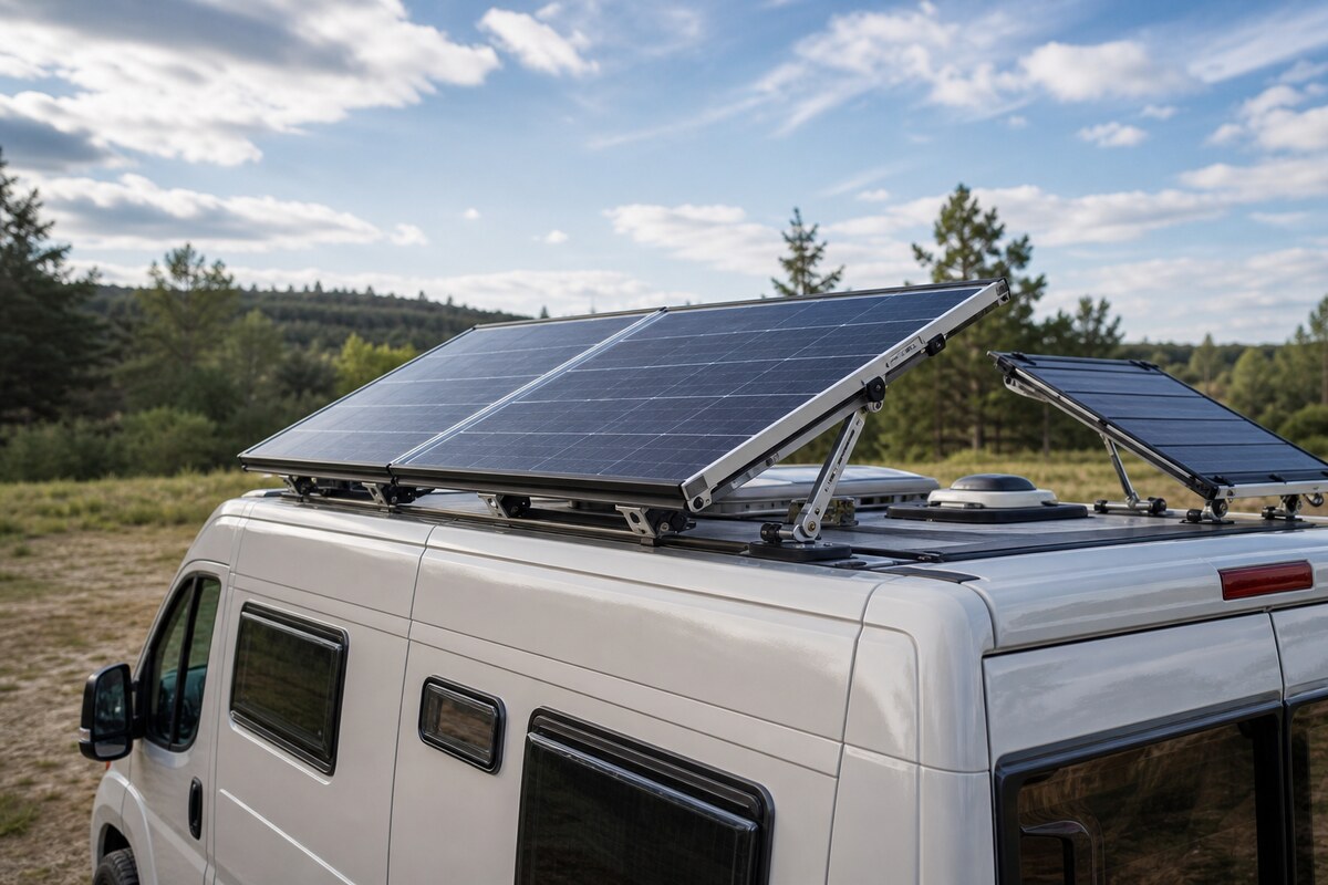 Automatisch aufstellbare Solarpanel: Flexibilität und Effizienz für dein mobiles Zuhause