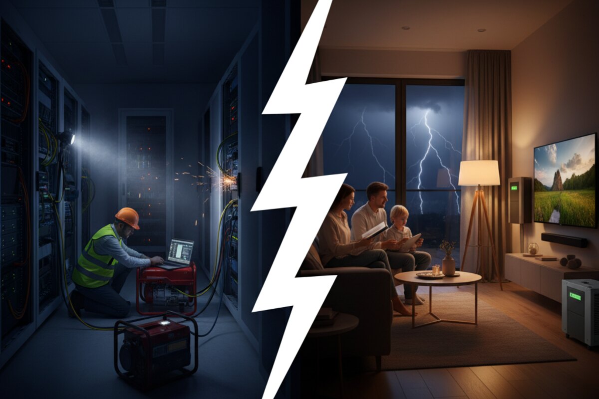 Unterschied Notstrom und Ersatzstrom: Der entscheidende Unterschied, den du für einen Stromausfall kennen musst