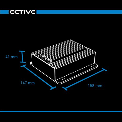 ECTIVE DSC 35 MPPT Dual Solar-Laderegler für zwei 12V Batterien 500Wp 50V 35A