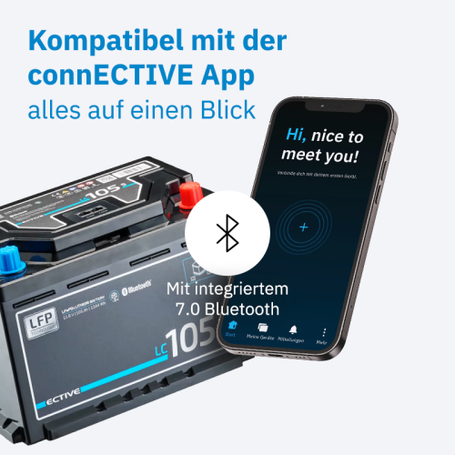 ECTIVE LC 105s LT LiFePO4 Lithium Versorgungsbatterie 105Ah