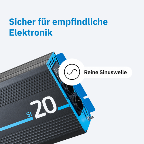 ECTIVE SI 20 2000W/12V Sinus-Wechselrichter mit reiner Sinuswelle