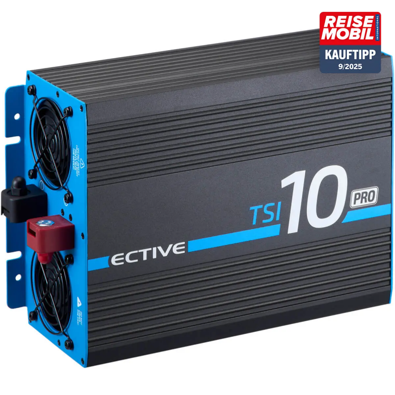 ECTIVE TSI 10 PRO 1000W/12V Sinus-Wechselrichter mit Netzvorrangschaltung