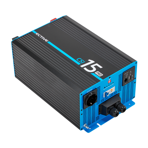 ECTIVE CSI 15 PRO 1500W/12V Gen. 2 Sinus-Wechselrichter mit Netzvorrangschaltung und Ladegerät