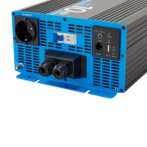 ECTIVE TSI 10 PRO 1000W/12V Gen. 2 Sinus-Wechselrichter mit Netzvorrangschaltung