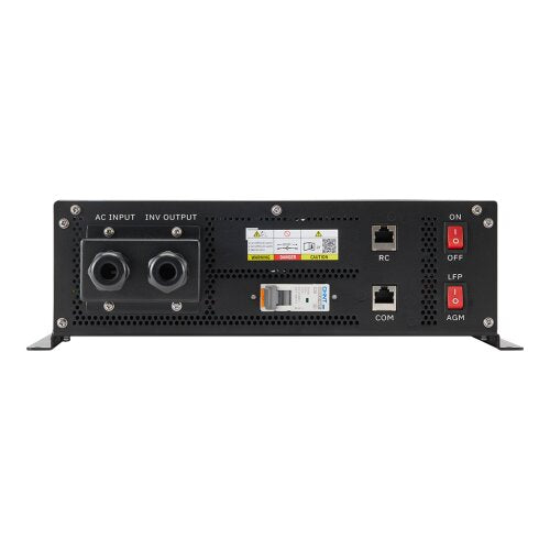 ECTIVE CSI 20 PA-RCD PRO 2000W/12V Sinus-Wechselrichter mit Netzvorrangschaltung und 125 A / 1500 W Ladegerät