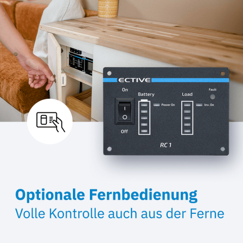 ECTIVE SI 15 (SI152) 12V Sinus-Inverter 1500W/12V Sinus-Wechselrichter