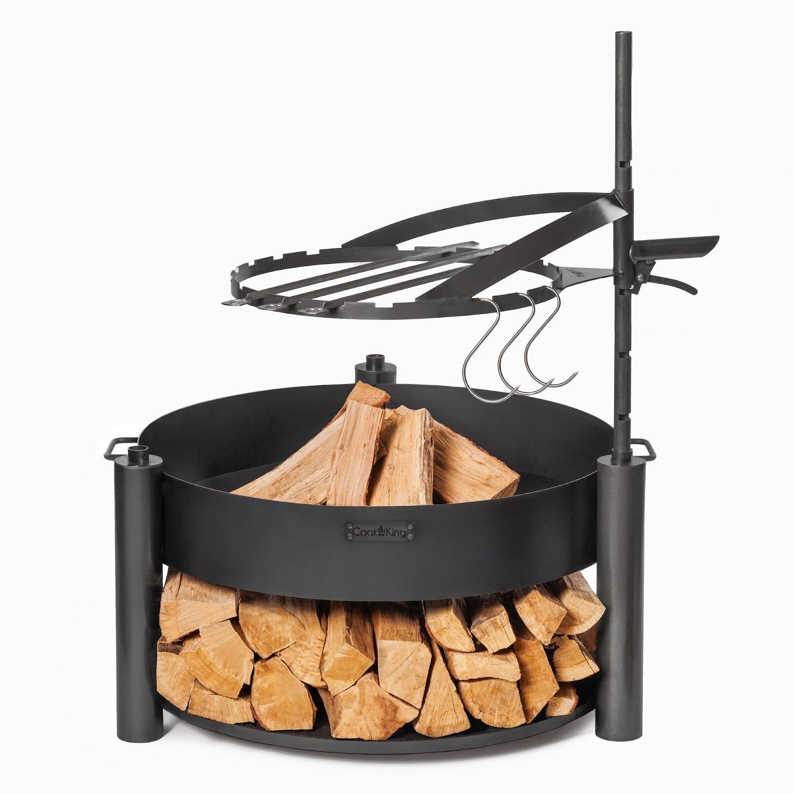 Cookking 50 cm Schaschlikring mit Griff für das Feuerstelle "BANDITO" und "MONTANA X"
