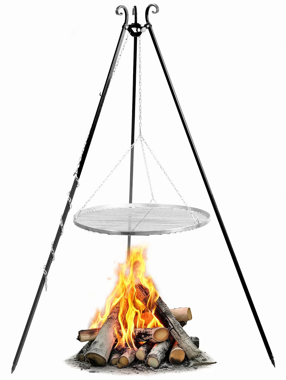 Cookking Schwenkgrill 180 cm - Grillrost aus Edelstahl 50 cm