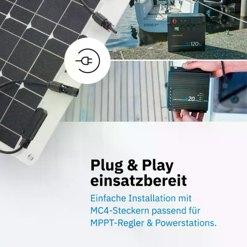 ECTIVE MSP 120 Flex flexibles Solarmodul monokristallin 120W