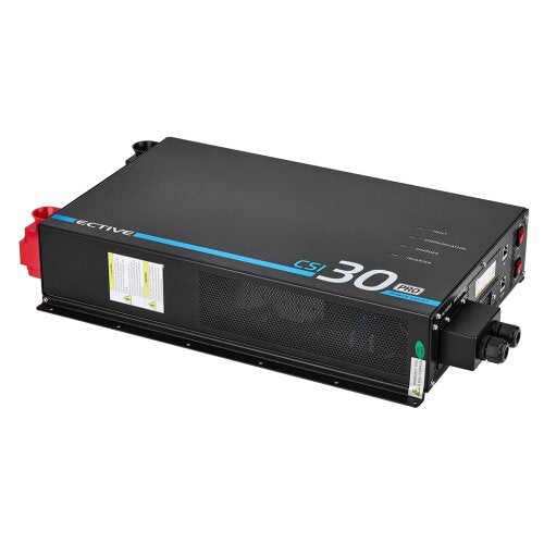 ECTIVE CSI 30 PA PRO 3000W/12V Sinus-Wechselrichter mit Netzvorrangschaltung und 125 A / 1500 W Ladegerät