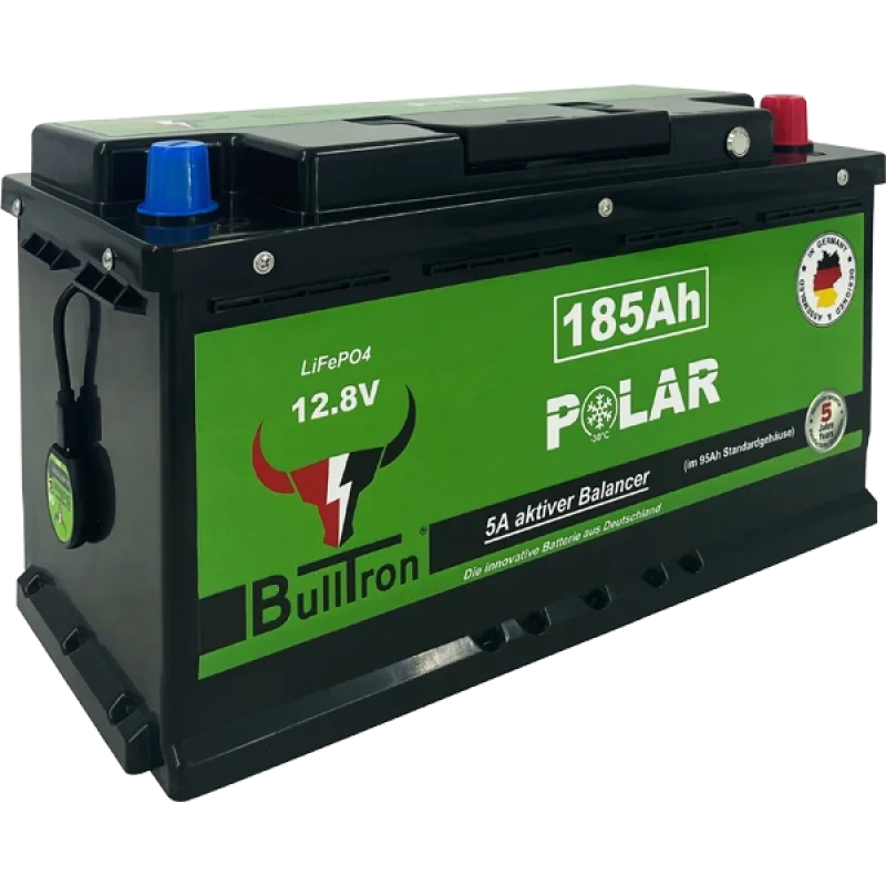 BullTron Polar 185Ah Untersitz mit 200A Dauerstrom inkl. Smart BMS & Bluetooth App und Heizung