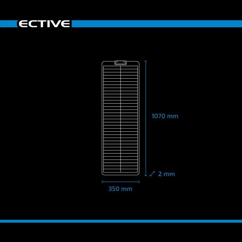 ECTIVE SSP 60 Flex Black flexibles Schindel Solarmodul Monokristallin 60W - campermagic