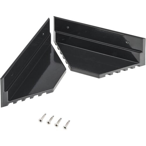 ECTIVE 2-teilig Alu-Haltespoiler für Solarmodule (schwarz)